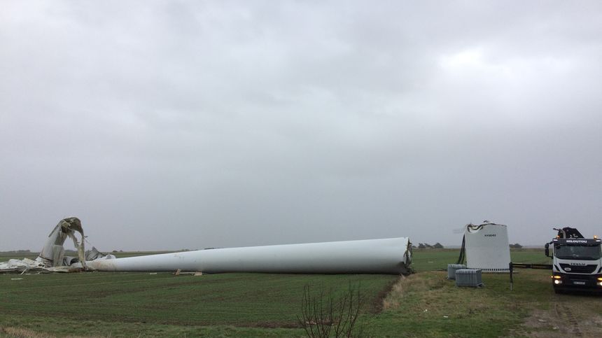 Eolienne au sol